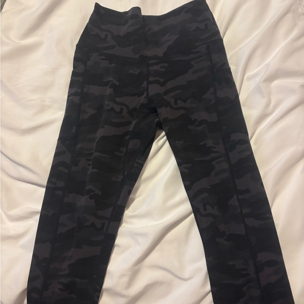 black camo leggings